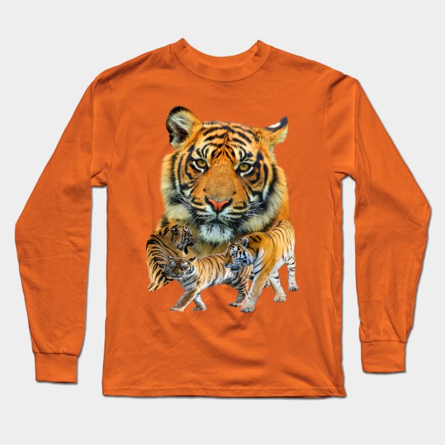 Tigers Long Sleeve T-Shirt by blueversion